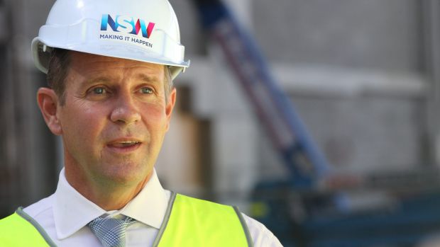 Hardhat required: Michael Baird has taken a verbal battering from Alan Jones.