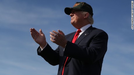 SANFORD, FL - OCTOBER 25:  Republican presidential candidate Donald Trump speaks during a campaign rally at the Million Air Orlando, which is at Orlando Sanford International Airport on October 25, 2016 in Sanford, Florida. Trump continues to campaign against his Democratic challenger Hillary Clinton as election day nears.  (Photo by Joe Raedle/Getty Images)