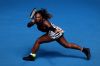 Serena Williams Belinda Bencic vs Serena Williams at the Rod Laver Arena. Day 2 of the Australian Open tennis tournament ...