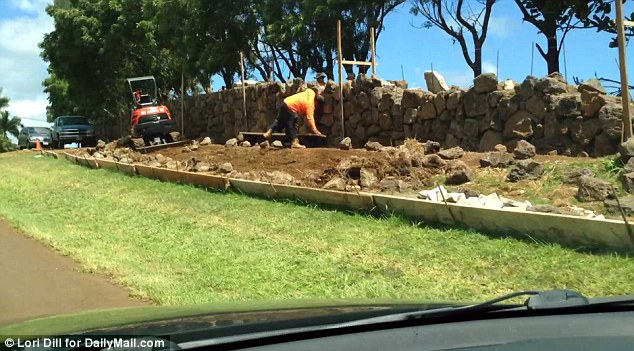  Land owners whose patches are located on Zuckerberg's domain (pictured) are allowed to walk through the property. The billionaire is believed to want to keep his land secluded