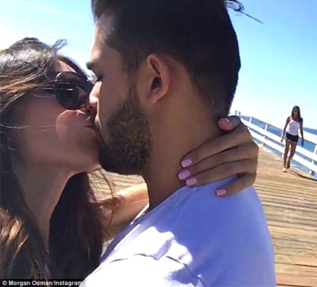 'So much fun the other day!' Last Saturday, Morgan Osman posted (then deleted) an Instagram of her kissing the bearded bodybuilder - even tagging the 35-year-old pop diva