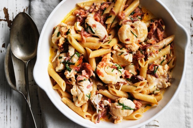 Neil Perry's luxe penne with lobster and prosciutto <a ...