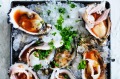 Adam Liaw's super-easy cold Kilpatrick oysters.