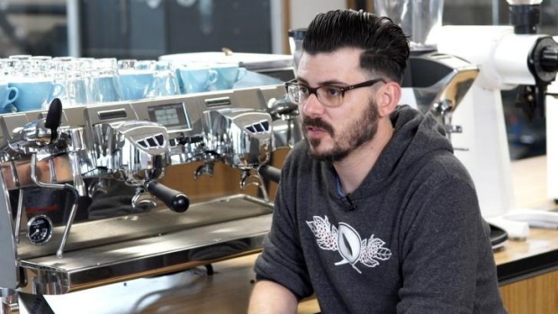 Craig Simon from Veneziano Coffee, Melbourne, is a two-time Australia barista champion.