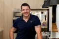 Manu Feildel inside his home kitchen.