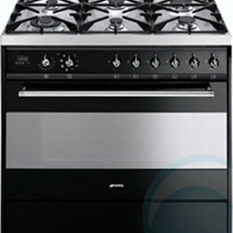 Freestanding Smeg Dual Fuel Oven/Stove C9GMN | Appliances Online | - Cooktops