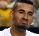 It was an unhappy night for Kyrgios.