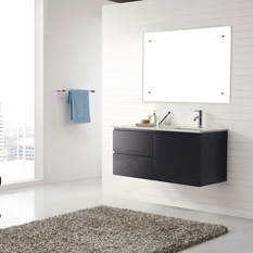 1200mm Black Bathroom Vanity - Manisa - Bathroom Vanities