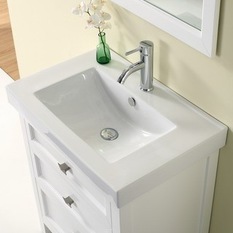 Torun 700mm - Freestanding White Bathroom Vanity - Bathroom Vanities