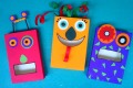Cereal box Monster Faces. Find the tutorial here. 