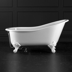 Victoria & Albert - Victoria & Albert - Shropshire bath with chrome feet - Bathtubs