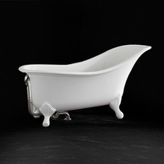 Victoria & Albert - Victoria & Albert - Drayton bath with chrome feet - Bathtubs