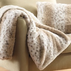 Snow Leopard Throw - Throws