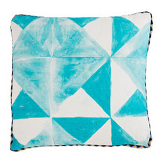 Pacific Tile Turquoise - Decorative Cushions