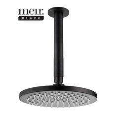 Matte Black Ceiling Shower - Shower Heads and Body Sprays