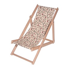 Transat chilienne 1-3 ans Motif fraises - Chaise Pliante de Jardin