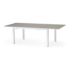 Alinéa - Salerno Table de jardin extensible grise - Table de Jardin