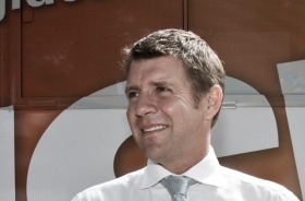 Mike Baird boasted a boyish charm and propensity for somewhat hokey joke-making.