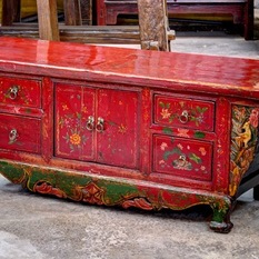 Antique Chinese Style TV Cabinet - Entertainment Units