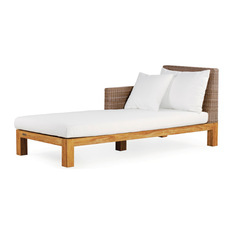 Wintons Teak Pierson Modular Chaise Lounge - Outdoor Lounge Furniture