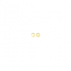 Circle Studs Gold Vermeil