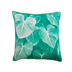 Jungle Leaf Green Cushion