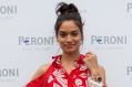 Shanina Shaik was dressed to impress at the Peroni marquee for Alfa Romeo Portsea Polo on Saturday.