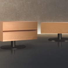 Norma Bedside Table by Massimo Scolari for Giorgetti - Nightstands And Bedside Tables