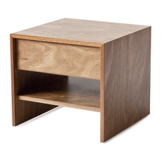 Box Bedside with Shelf - Nightstands And Bedside Tables