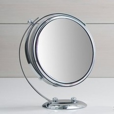 Chrome Vanity Mirror x5 Magnification - Makeup Mirrors