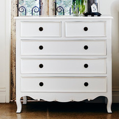 Loire French Provincial 5 Drawer Chest - Dressers