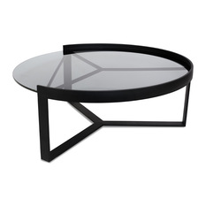 Marcel Glass Coffee Table - Large - Coffee Tables