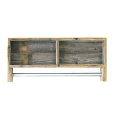 Doug and Cristy Designs - Colby Reclaimed Wood Towel Rack - Towel Racks & Stands