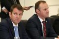 NSW Premier Mike Baird and ACT Chief Minister Andrew Barr at the 2015 COAG.
