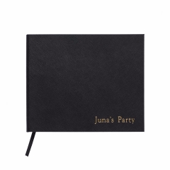 Illustrated Guest Book – Black