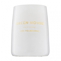 Greenhouse White Matte Glass Candle