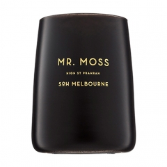 Mr Moss Black Matte Glass Candle