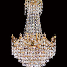 Marina 8 Light Asfour Crystal Chandelier - Chandeliers