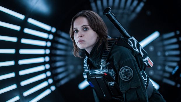 Felicity Jones portrays Jyn Erso in <i>Rogue One: A Star Wars Story</i>.