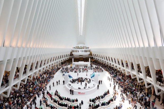 The central promenade of the World Trade Center Transportation Hub is called the Oculus.