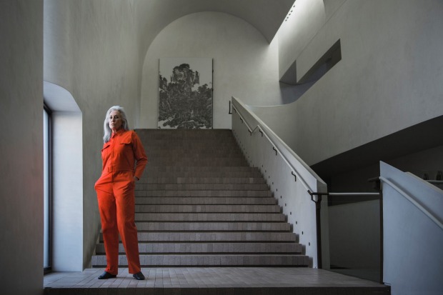 White Rabbit Gallery founder Judith Neilson in her newly completed home Indigo Slam, in Chippendale, Sydney.