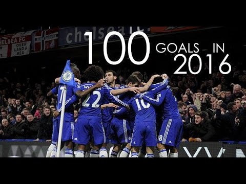 Chelsea FC - All 100 Goals In 2016 - HD