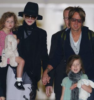 Nicole Kidman and Keith Urban with daughters Faith Urban and Sunday Rose Urban