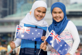 The original image used in the controversial billboard was taken at Docklands on Australian Day 2016, and featured on ...