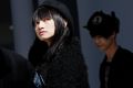 Toman Sasaki, a model and pop band member who regards his look as genderless, during a performance with his group in ...
