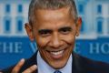 President Barack Obama speaks during his final presidential news conference.