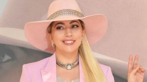 Lady Gaga at a promotional event for new album <i>Joanne</i> at the The Ritz-Carlton, Tokyo in November.