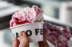 Visitors can watch how gelato is made and try an array of flavours at the Gelato Festival in Florence.