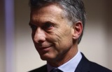 Argentina's president Mauricio Macri   looks on between sessions during the World Economic Forum in Davos, Switzerland ...