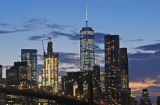 The skyline from lower Manhattan. 